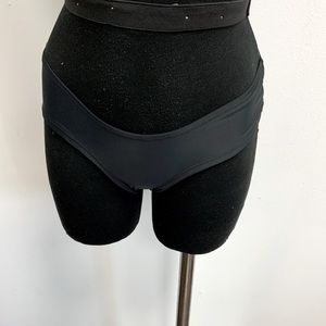 Simple bikini bottoms with ruching detailing